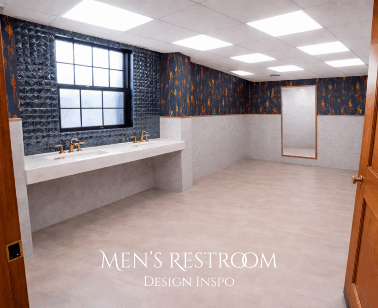 Men's Restroom Rendering